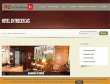Tablet Screenshot of hotelentrecercas.es